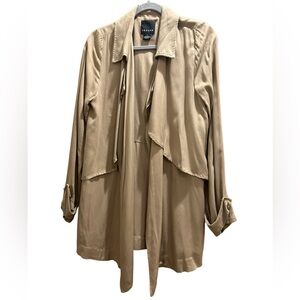 Trouvé Lightweight Short Trench Coat Nordstrom